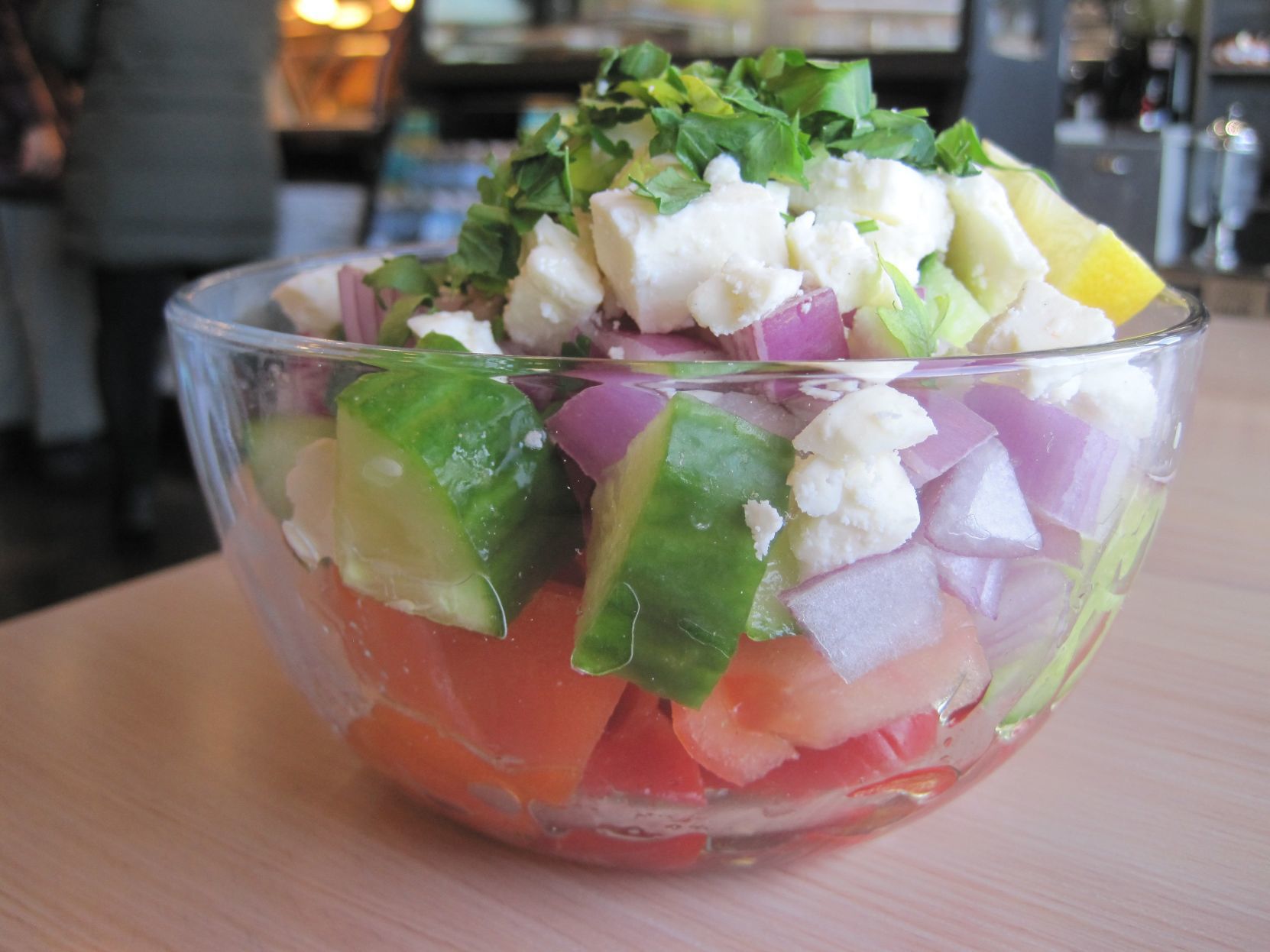 J's Pitaria Mediterranean Cuisine house salad